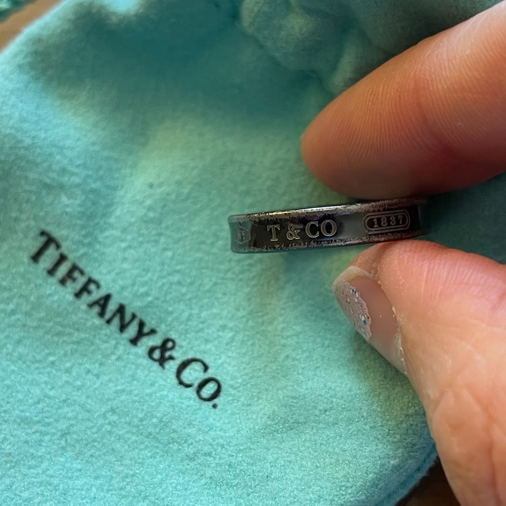 Tiffany & Co 1837 Titanium Ring